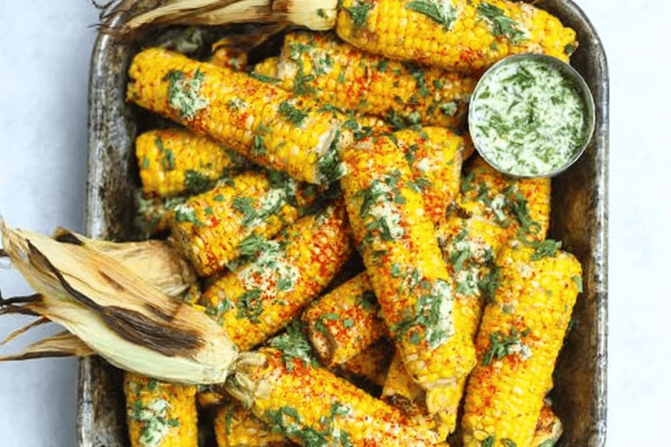 Summer Roasted Garlic Butter Corn Recipe