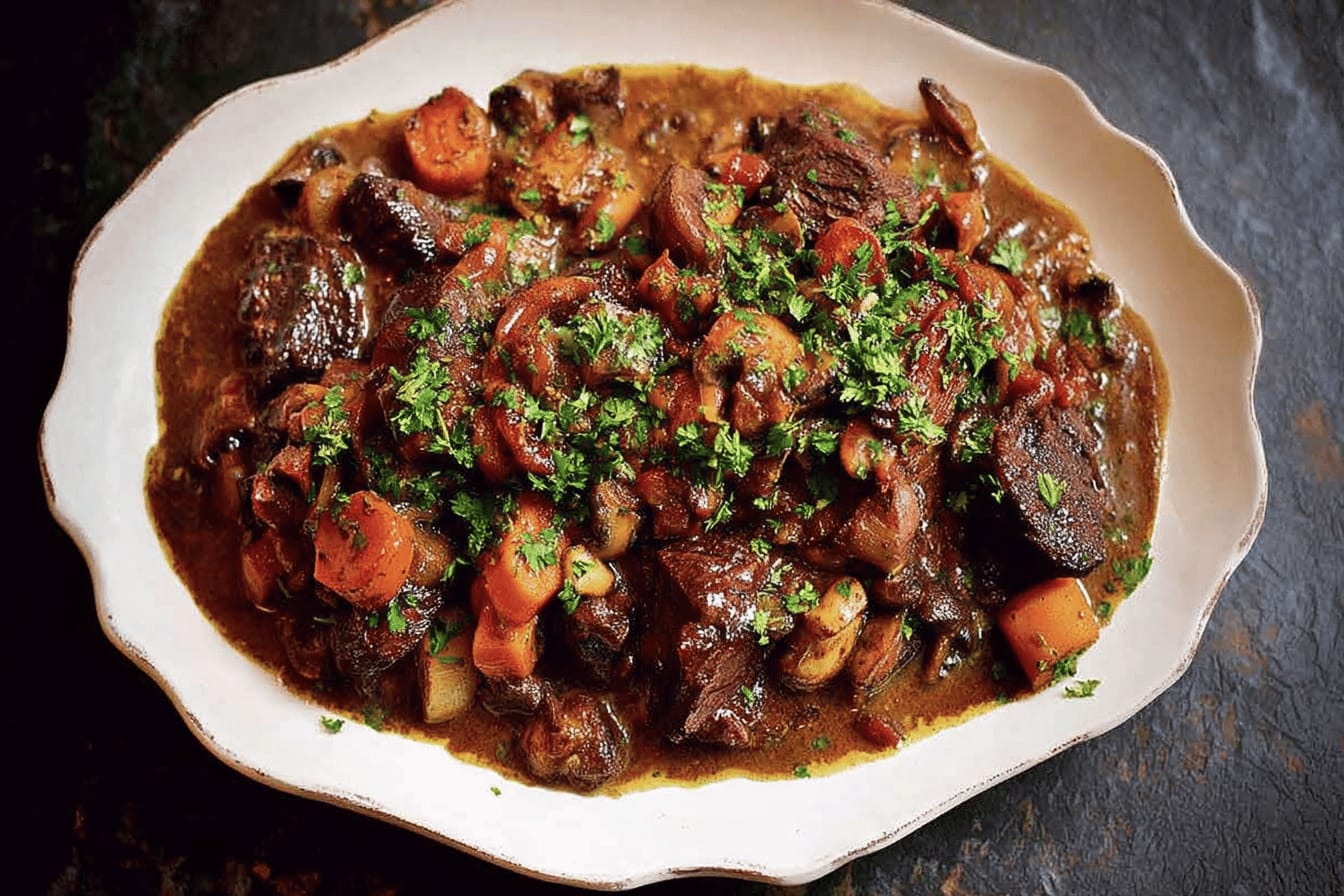 Sumptuous Beef Bourguignon Recipe by Jamie Oliver