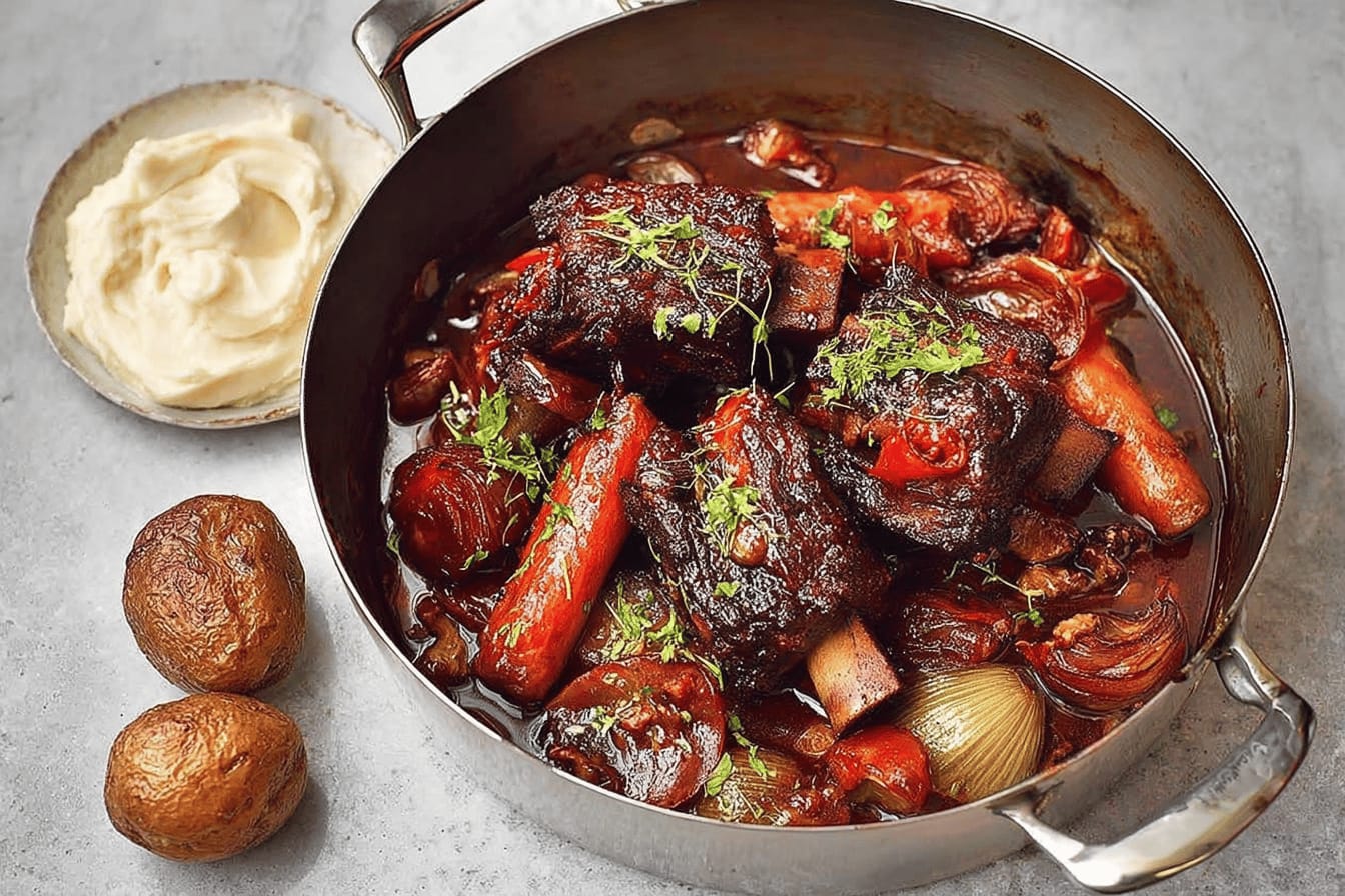 Tender Beef Short Ribs Recipe by Jamie Oliver