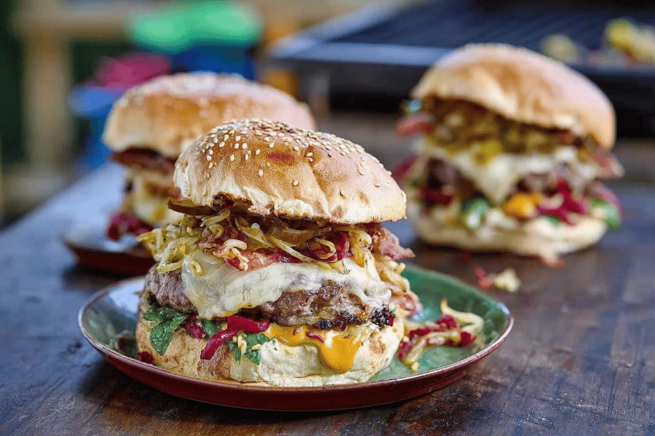 Ultimate Barbecue Burgers Recipe by Jamie Oliver