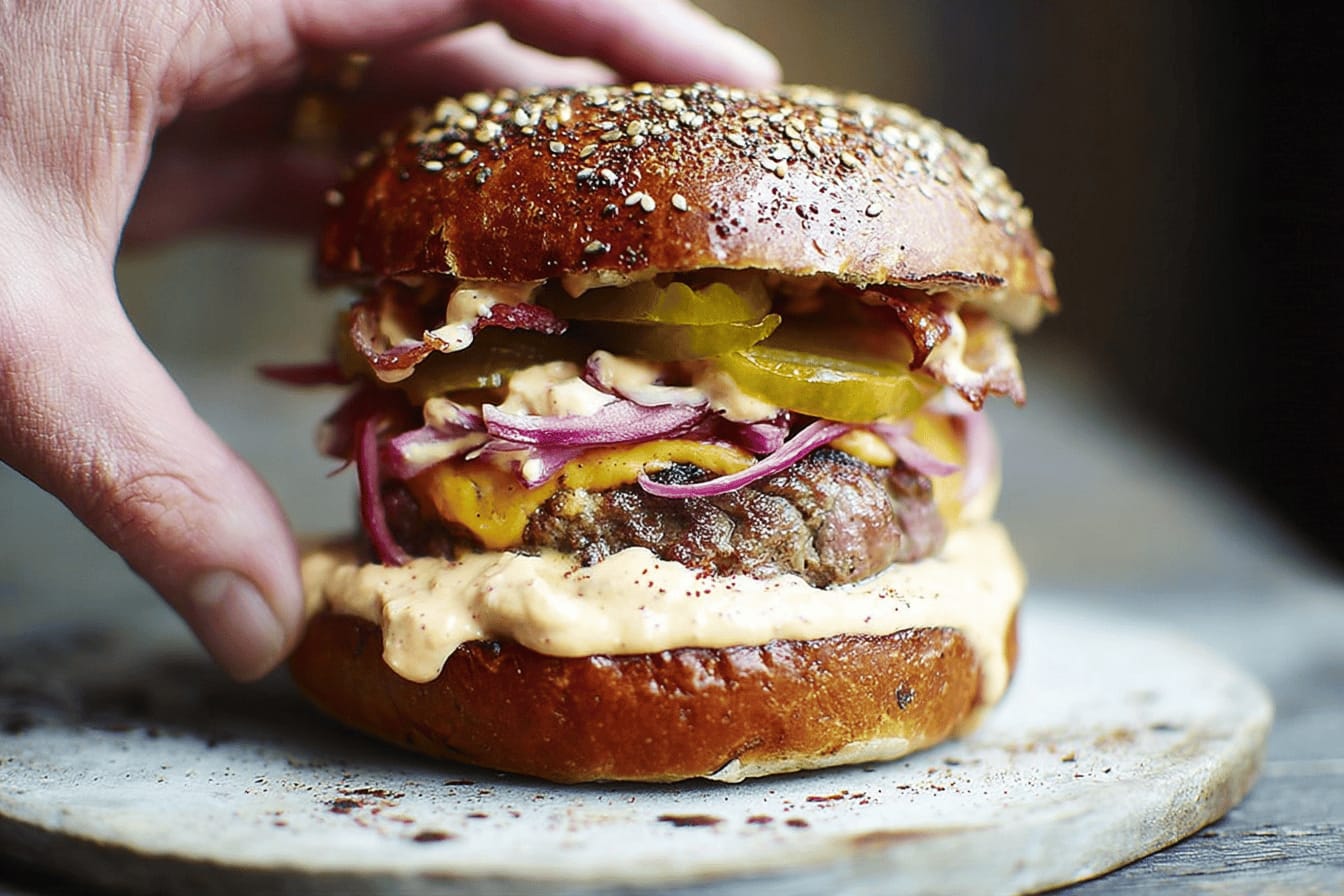 Ultimate Insanity Burger Recipe by Jamie Oliver