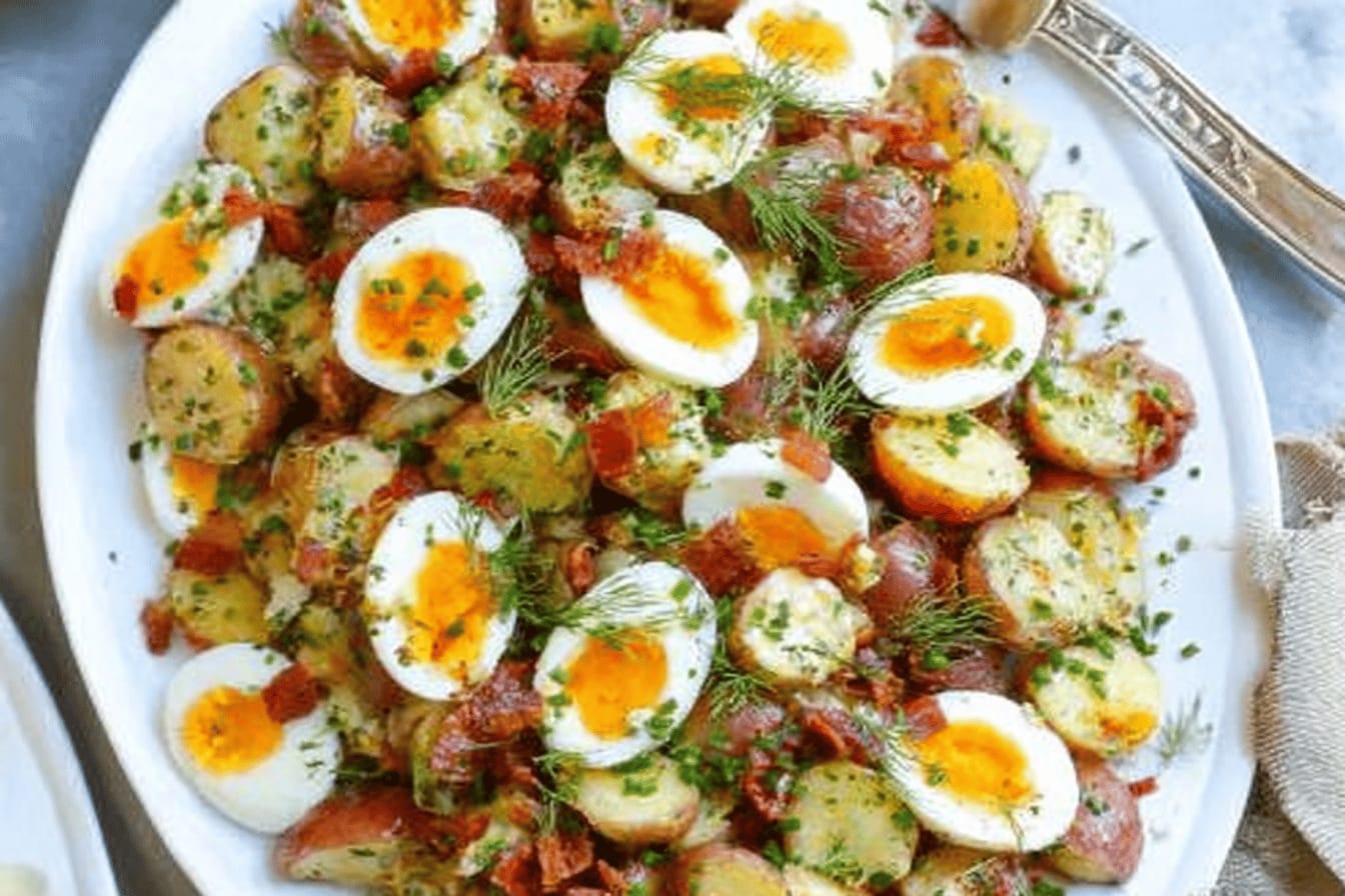 Warm and Savory Potato Salad Recipe