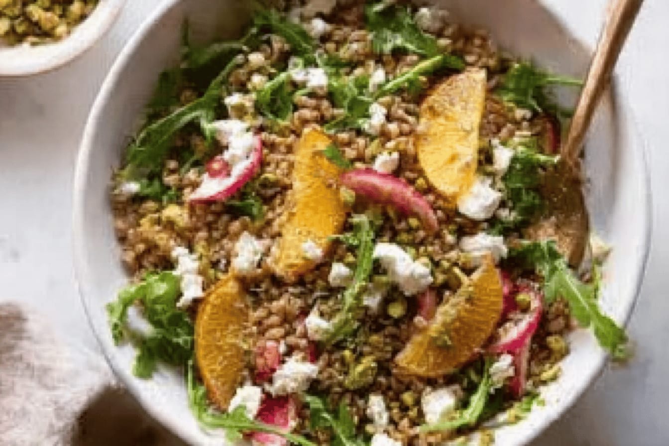 Winter Citrus Farro Salad Recipe