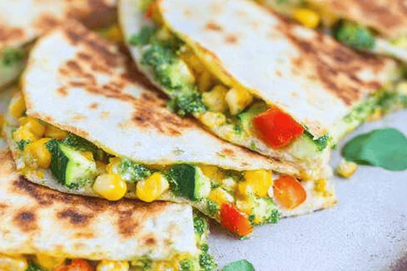 Zucchini Corn Quesadillas Recipe Delight