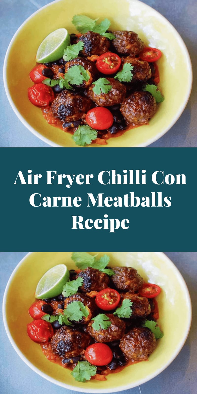 Air Fryer Chilli Con Carne Meatballs Recipe