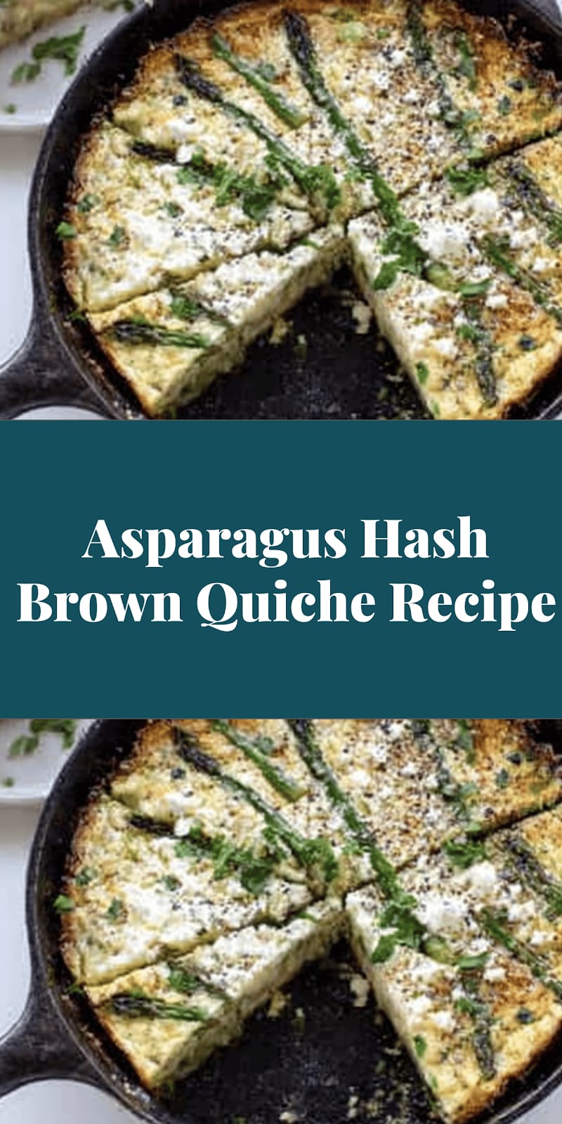 Asparagus Hash Brown Quiche Recipe