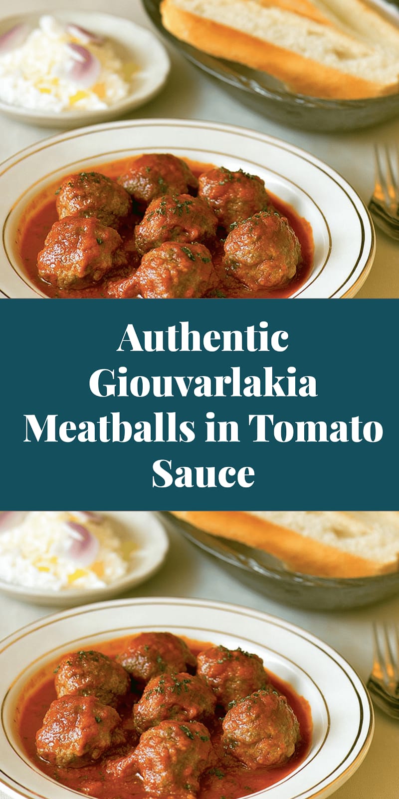 Authentic Giouvarlakia Meatballs in Tomato Sauce