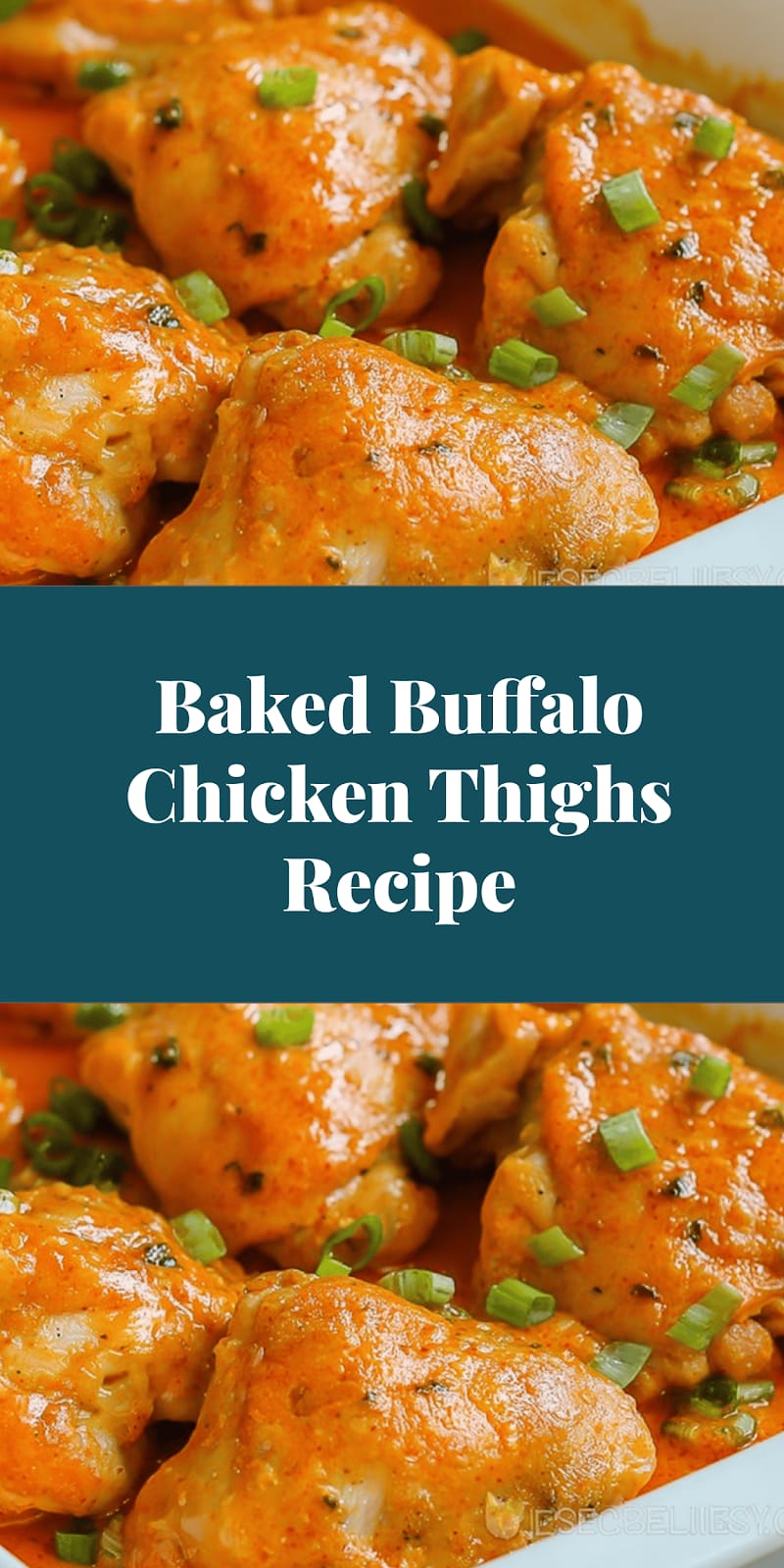 Baked Buffalo Chicken Thighs Recipe