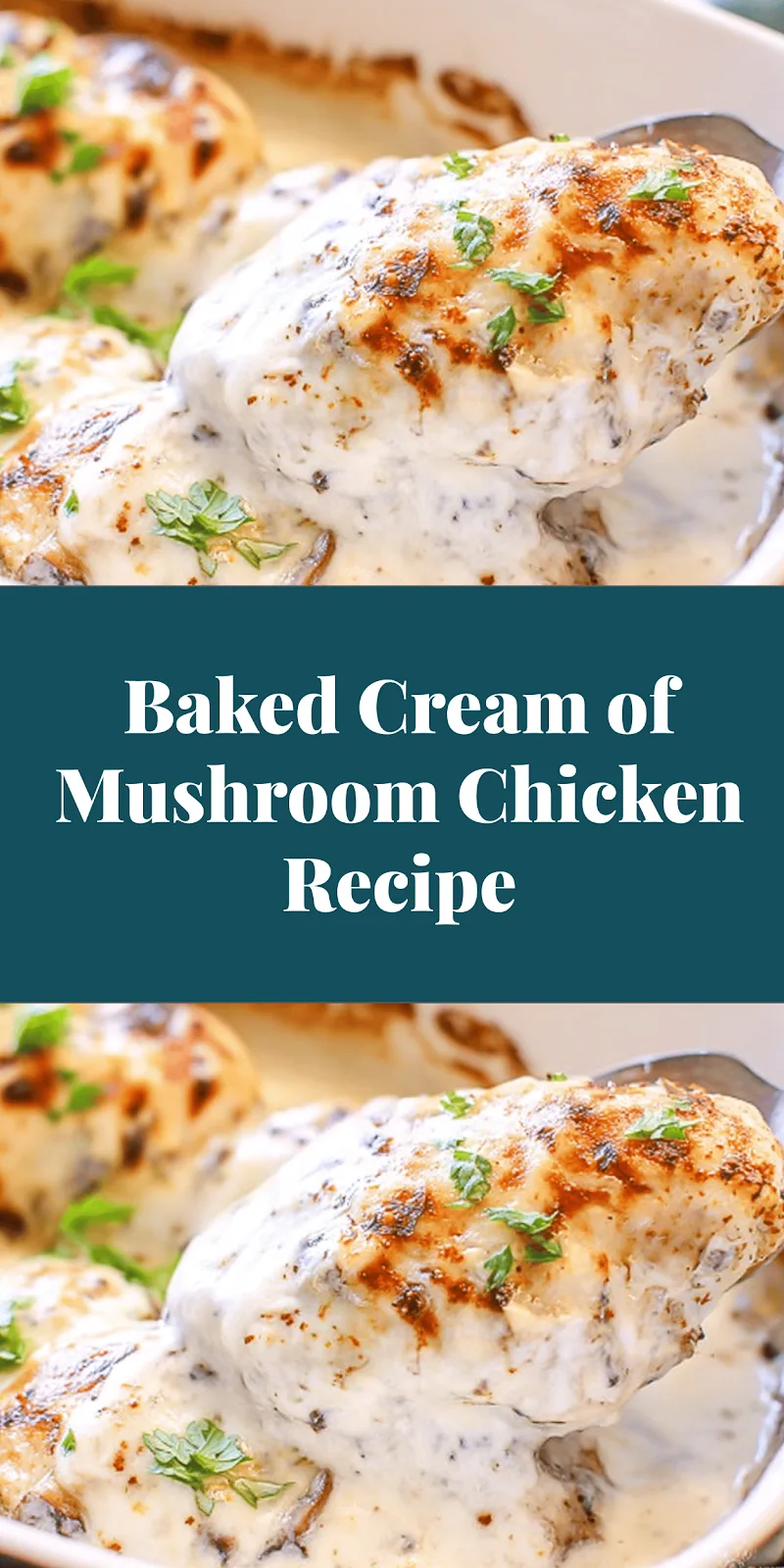 Baked Cream of Mushroom Chicken Recipe