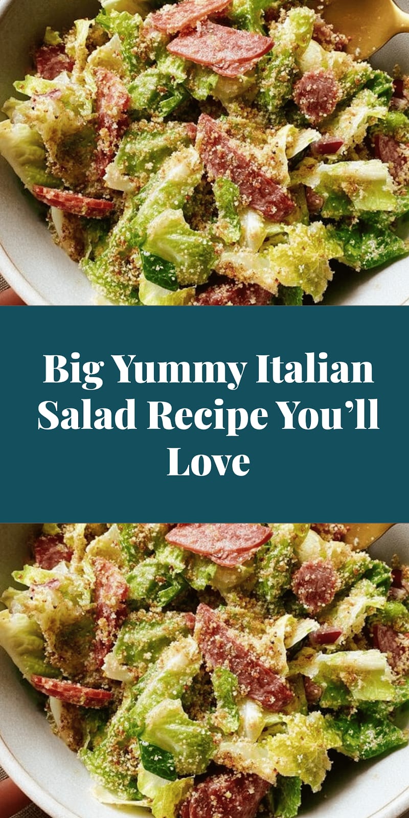 Big Yummy Italian Salad Recipe You’ll Love