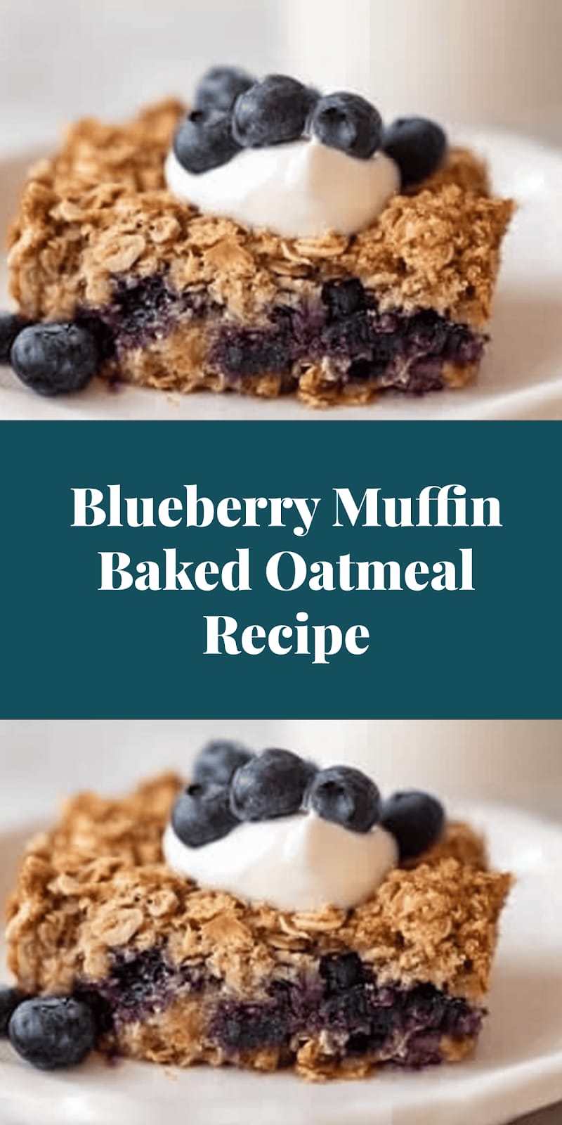 Blueberry Muffin Baked Oatmeal Recipe
