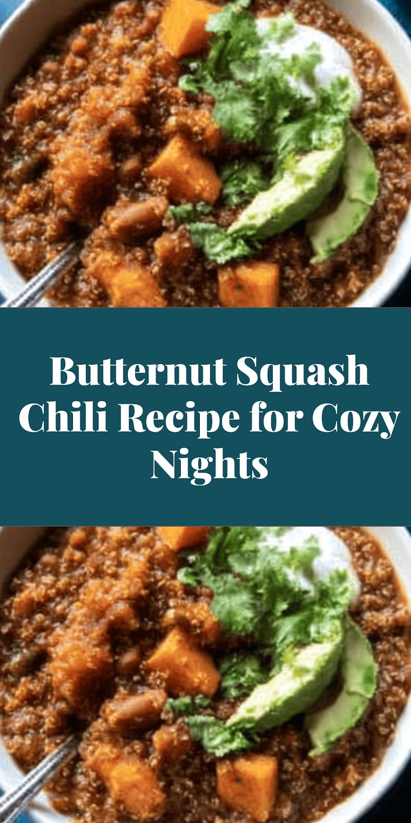 Butternut Squash Chili Recipe for Cozy Nights