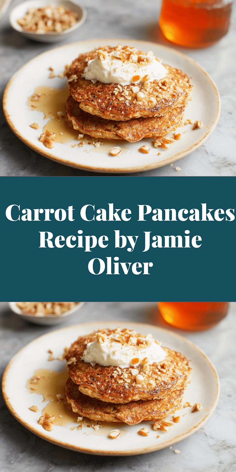 Carrot Cake Pancakes Recipe by Jamie Oliver