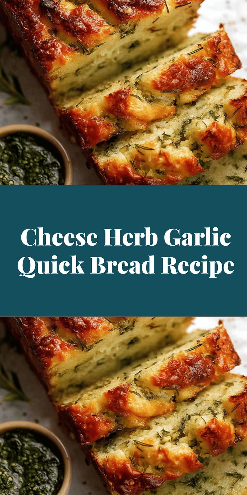 Cheese Herb Garlic Quick Bread Recipe