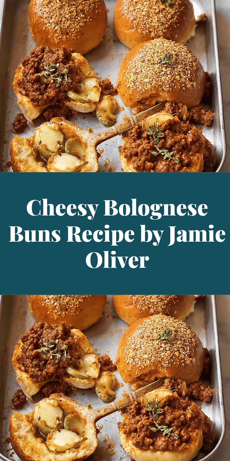 Cheesy Bolognese Buns Recipe by Jamie Oliver
