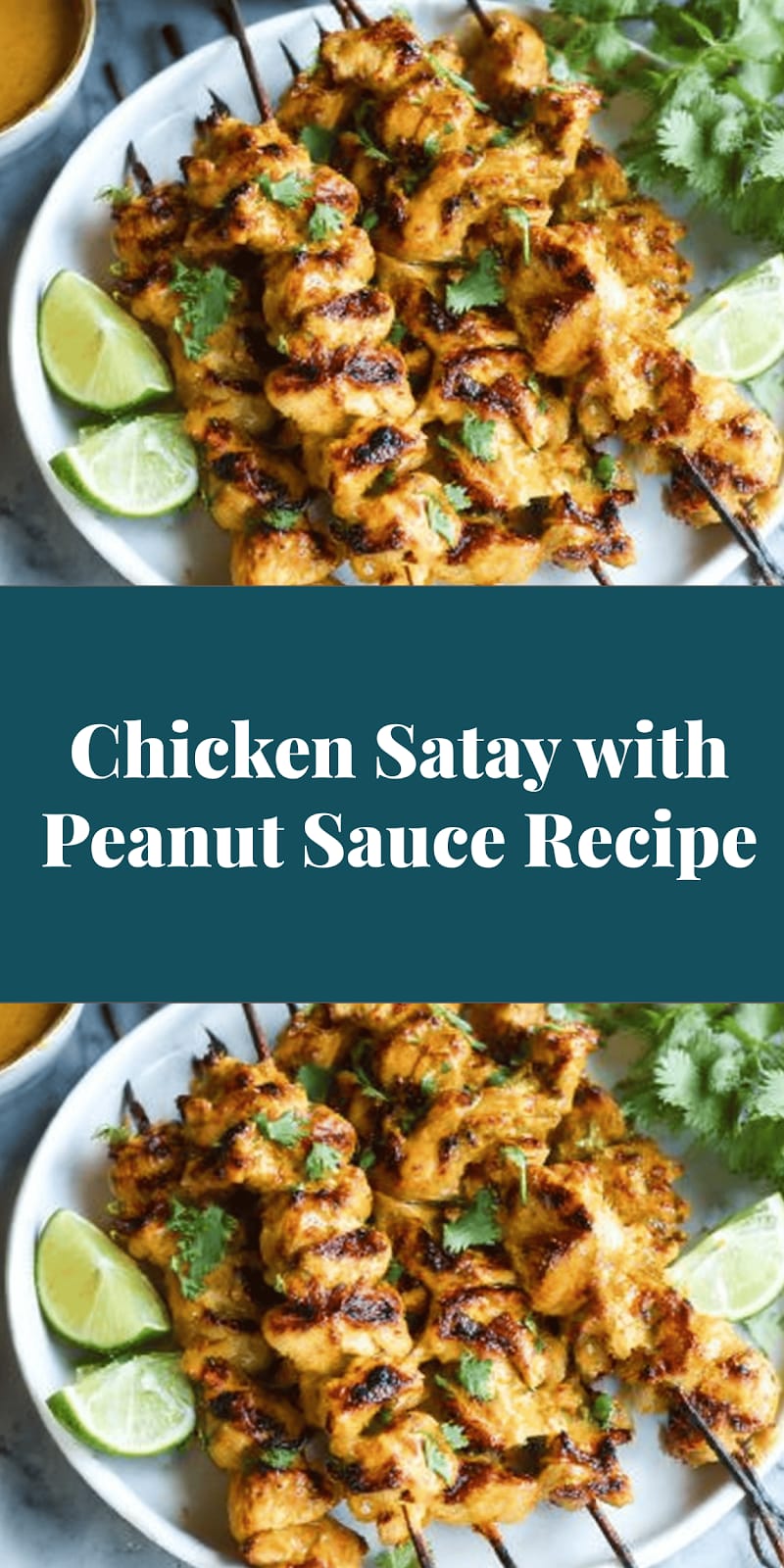 Chicken Satay with Peanut Sauce Recipe