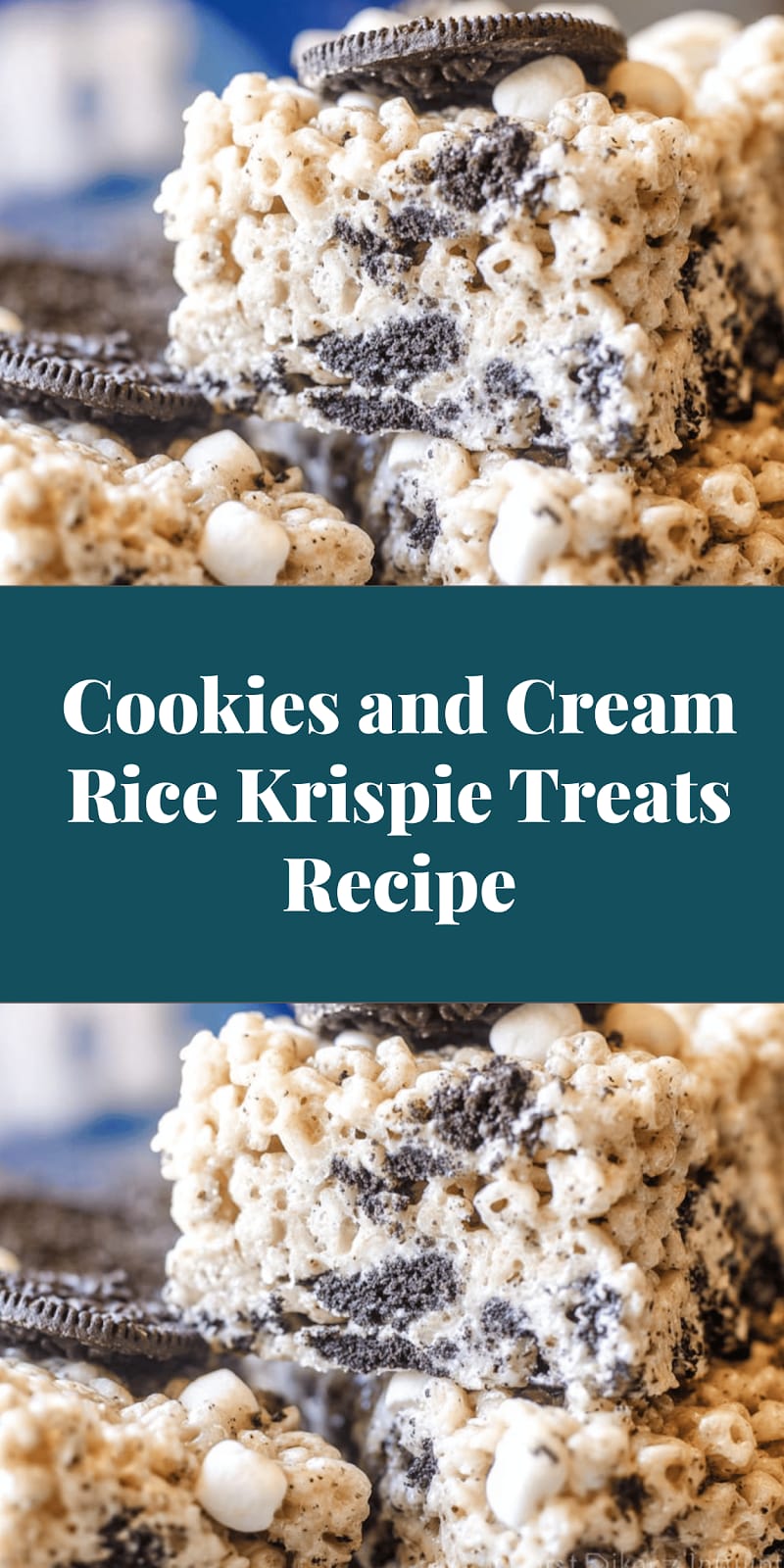 Cookies and Cream Rice Krispie Treats Recipe