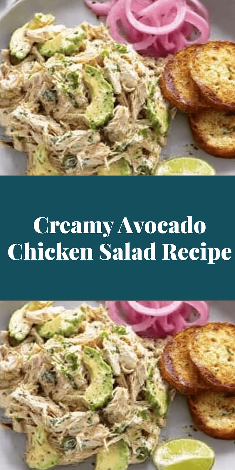 Creamy Avocado Chicken Salad Recipe