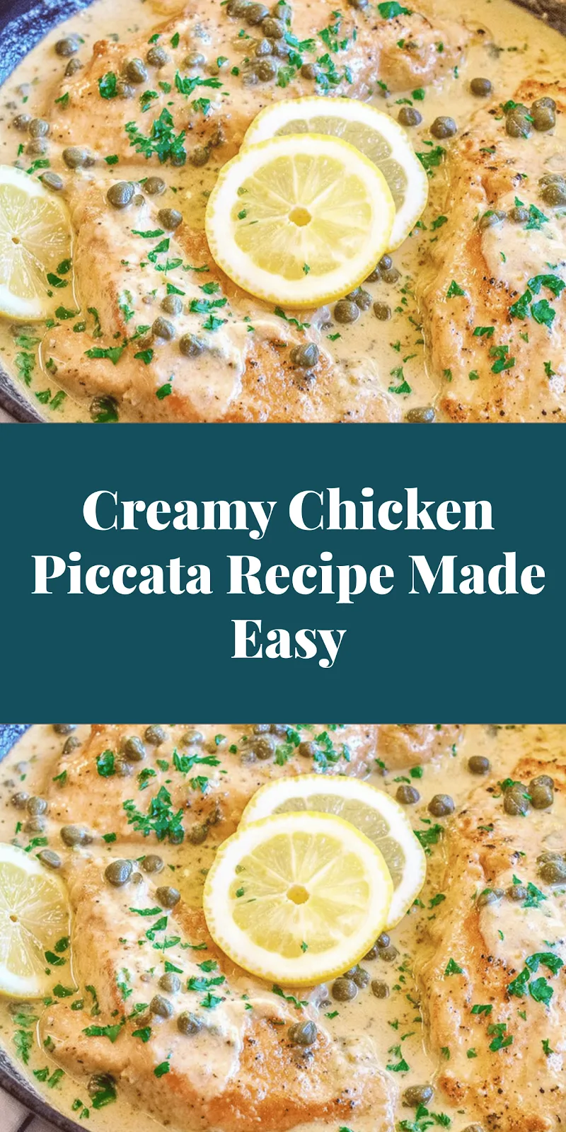 Creamy Chicken Piccata Recipe Made Easy