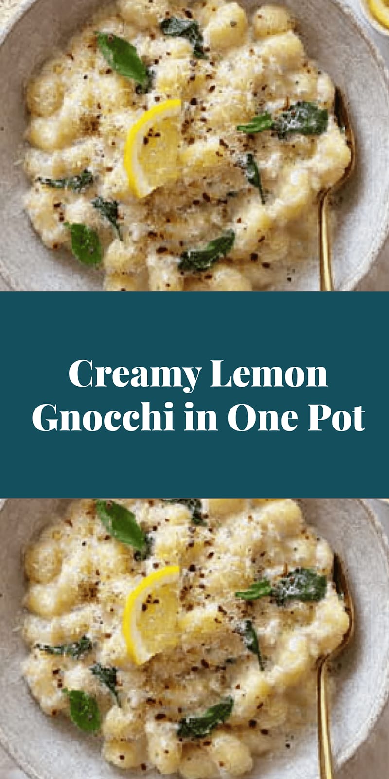 Creamy Lemon Gnocchi in One Pot