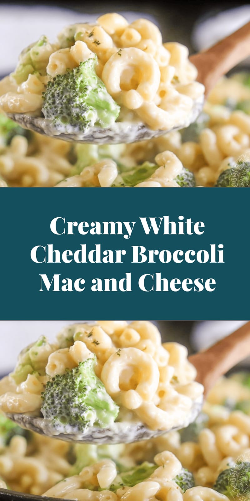 Creamy White Cheddar Broccoli Mac and Cheese