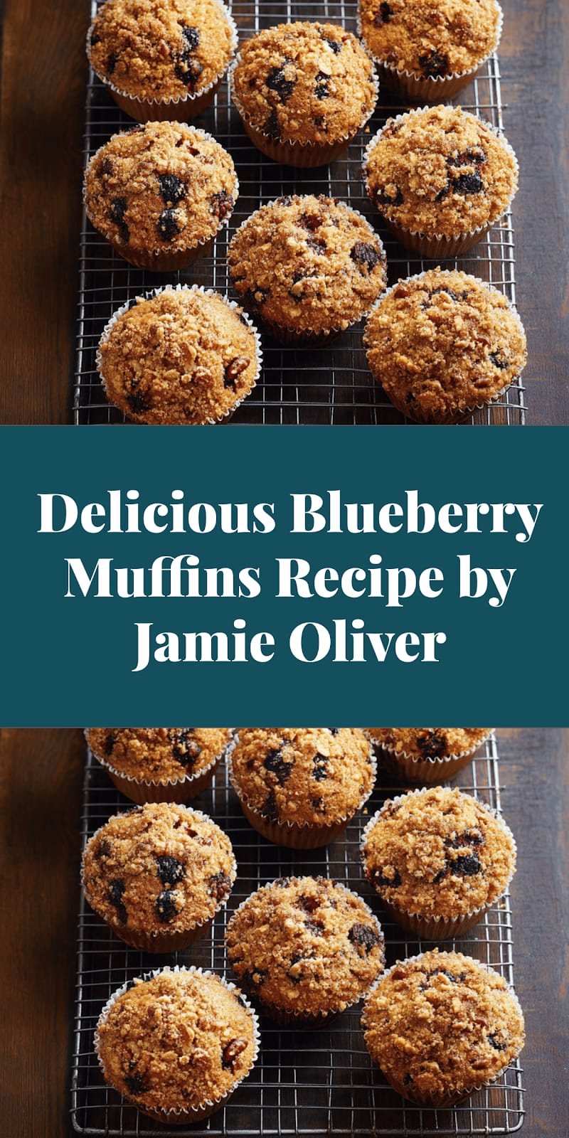 Delicious Blueberry Muffins Recipe by Jamie Oliver