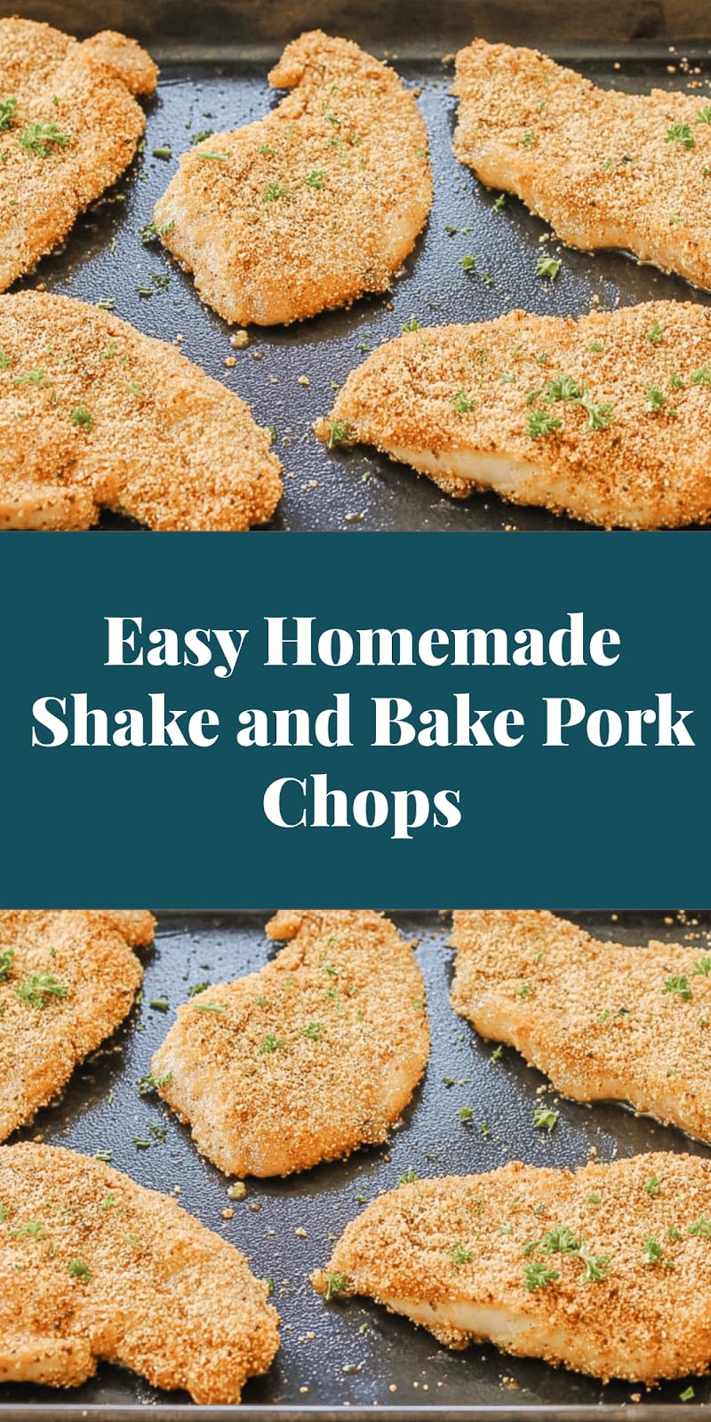 Easy Homemade Shake and Bake Pork Chops