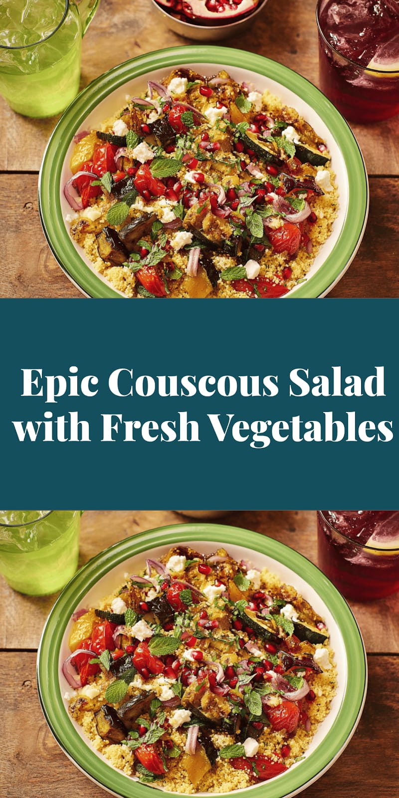 Epic Couscous Salad with Fresh Vegetables