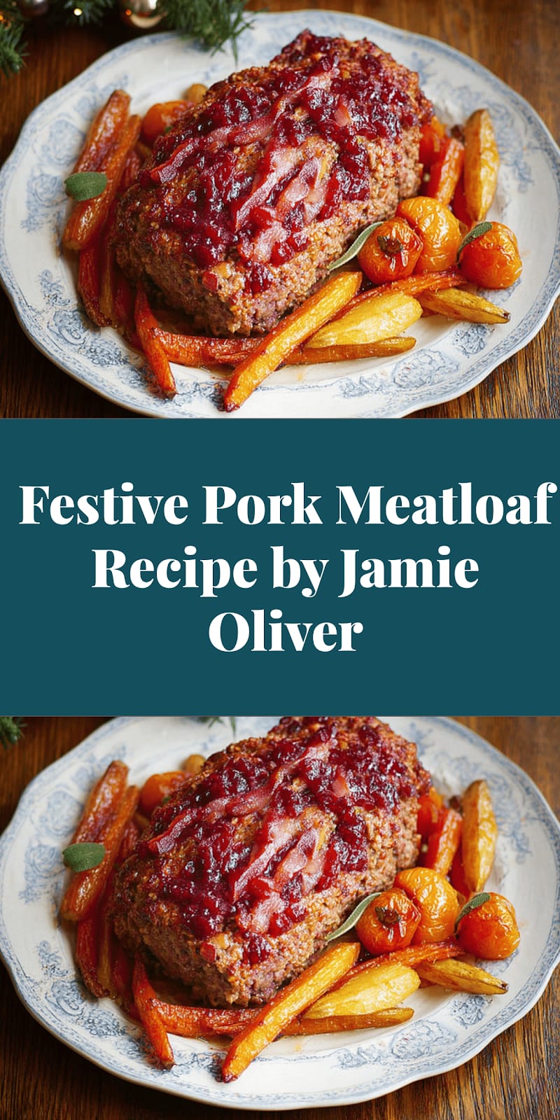 Festive Pork Meatloaf Recipe by Jamie Oliver
