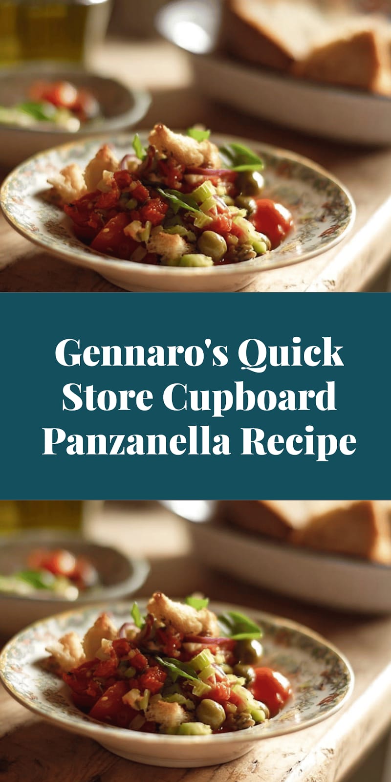 Gennaro's Quick Store Cupboard Panzanella Recipe