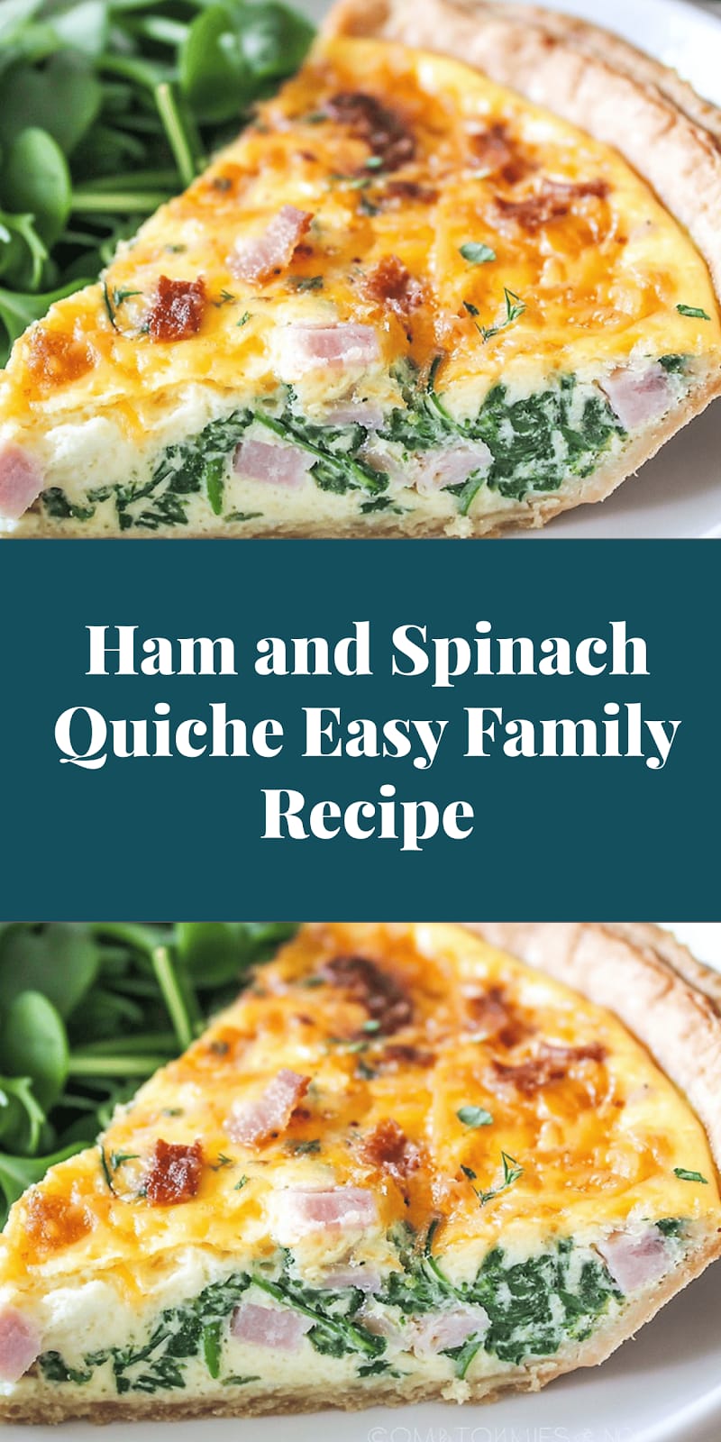 Ham and Spinach Quiche Easy Family Recipe