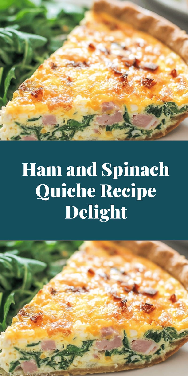 Ham and Spinach Quiche Recipe Delight