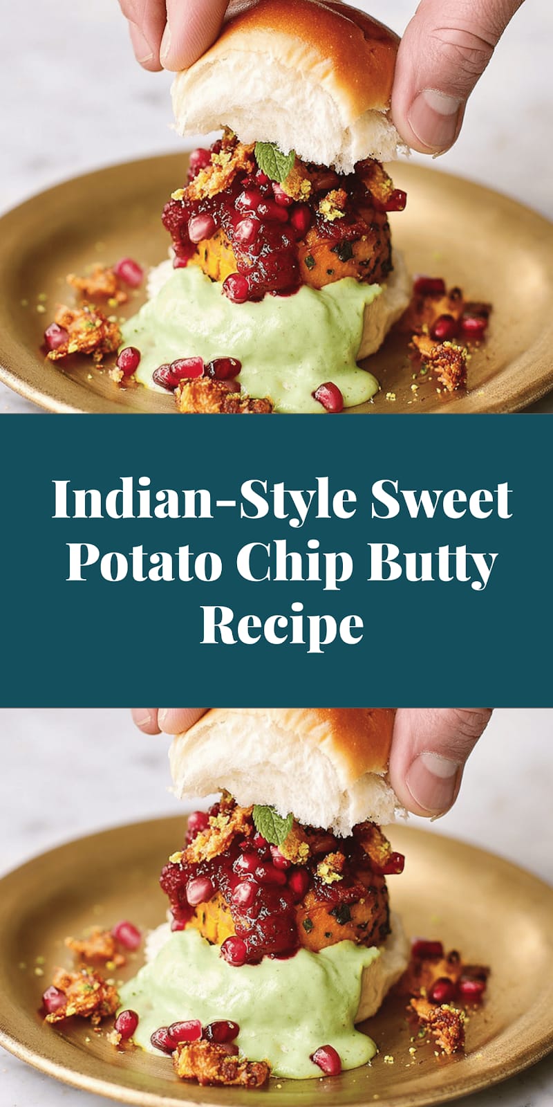 Indian-Style Sweet Potato Chip Butty Recipe