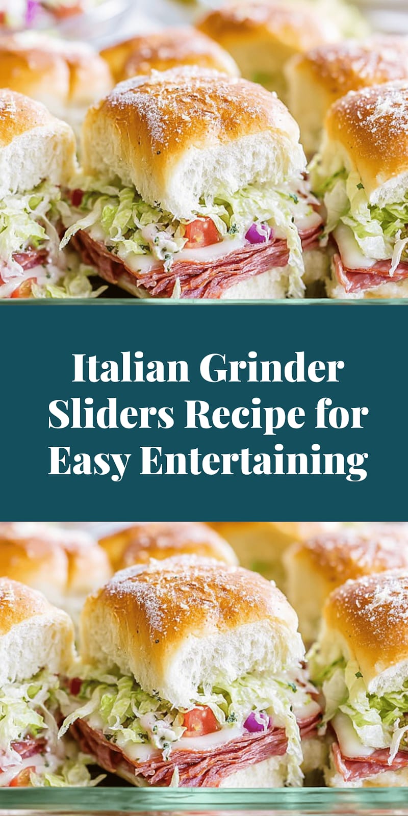 Italian Grinder Sliders Recipe for Easy Entertaining