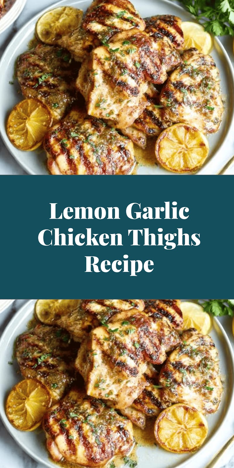 Lemon Garlic Chicken Thighs Recipe