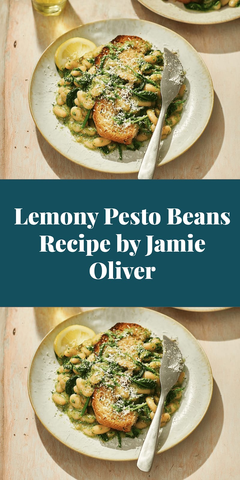 Lemony Pesto Beans Recipe by Jamie Oliver