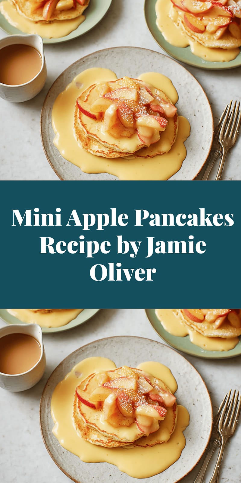Mini Apple Pancakes Recipe by Jamie Oliver