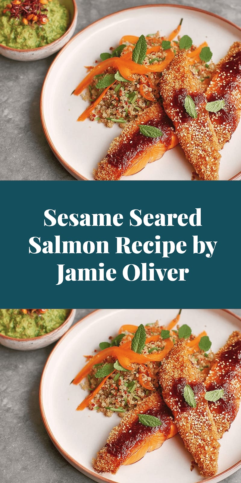 Sesame Seared Salmon Recipe by Jamie Oliver