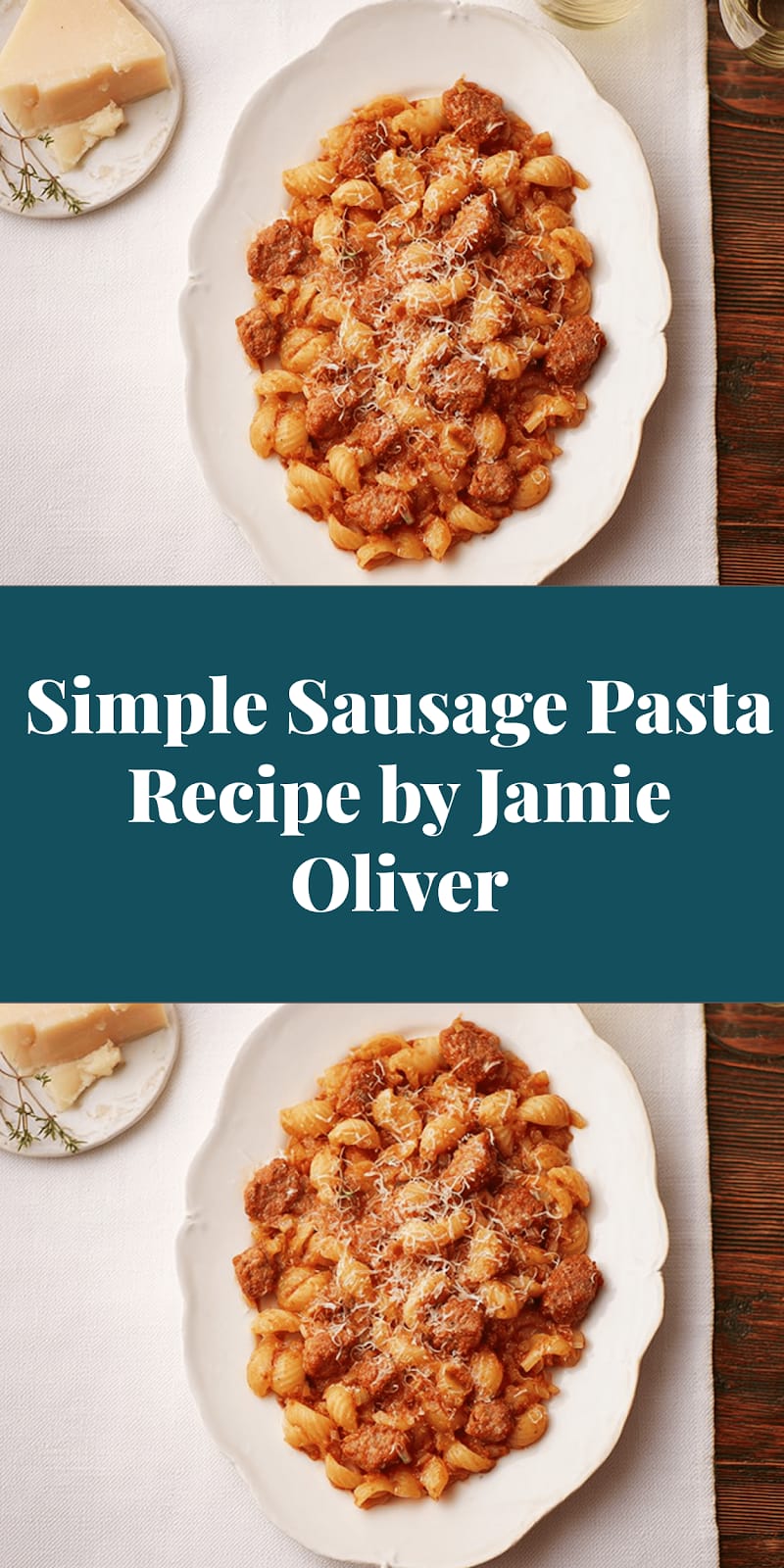 Simple Sausage Pasta Recipe by Jamie Oliver