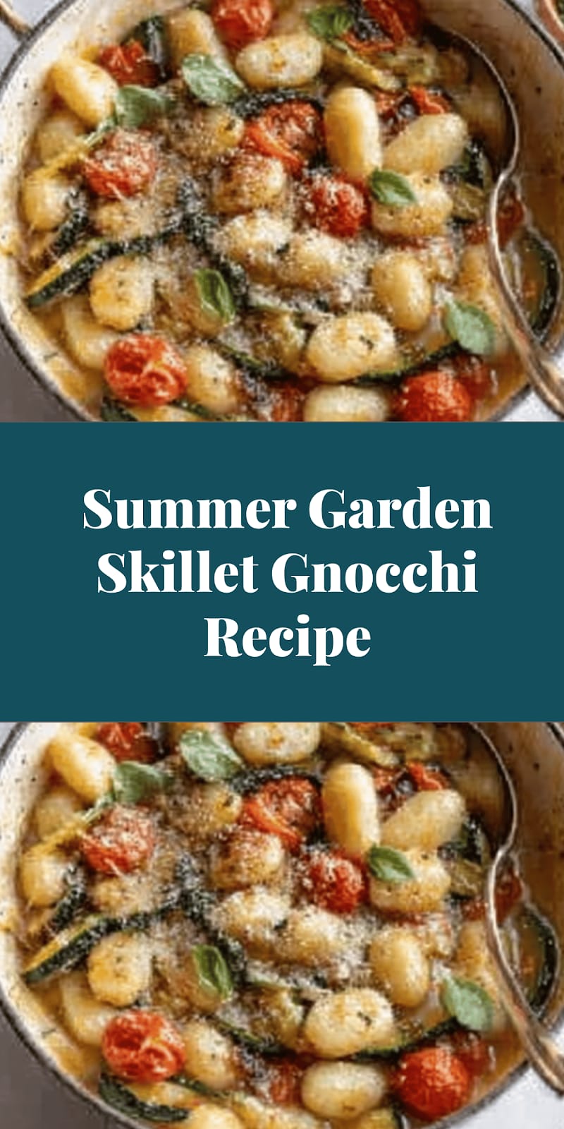 Summer Garden Skillet Gnocchi Recipe