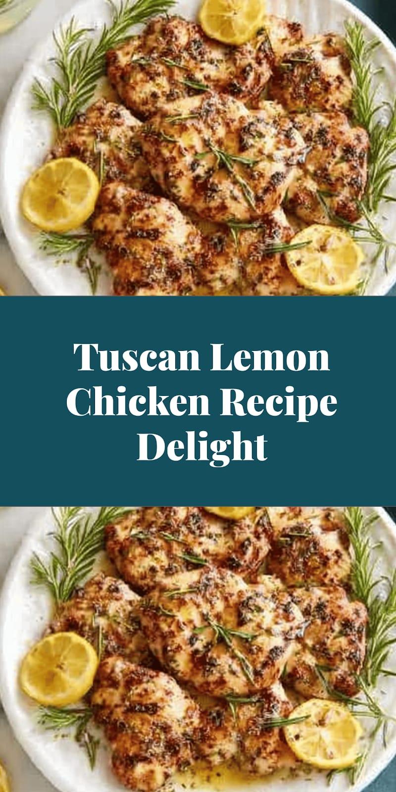 Tuscan Lemon Chicken Recipe Delight