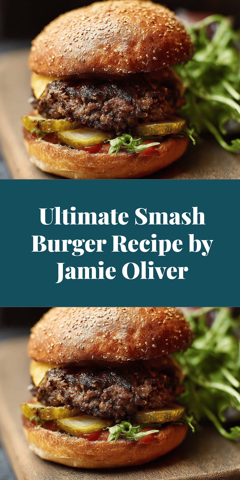 Ultimate Smash Burger Recipe by Jamie Oliver