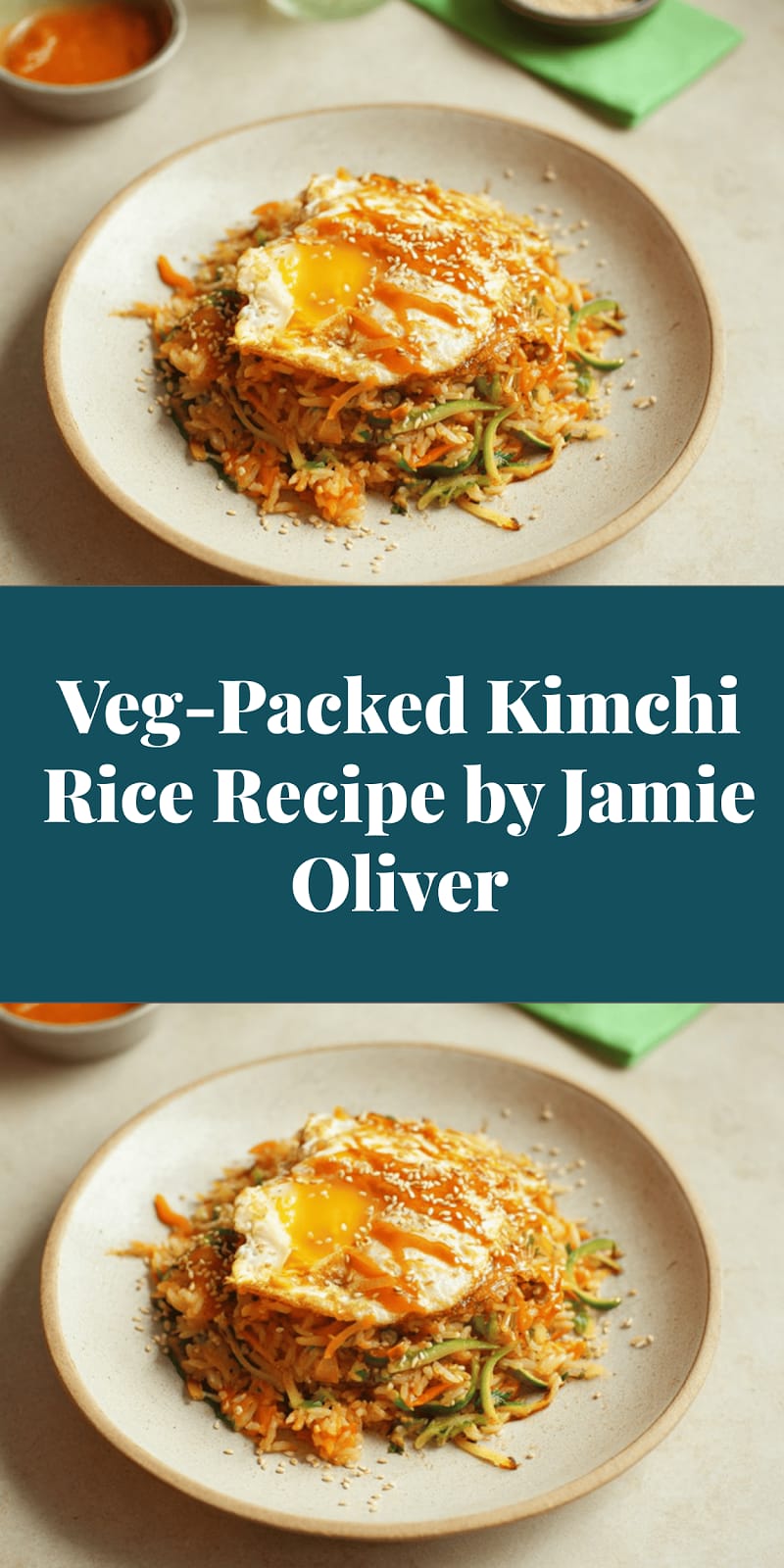 Veg-Packed Kimchi Rice Recipe by Jamie Oliver