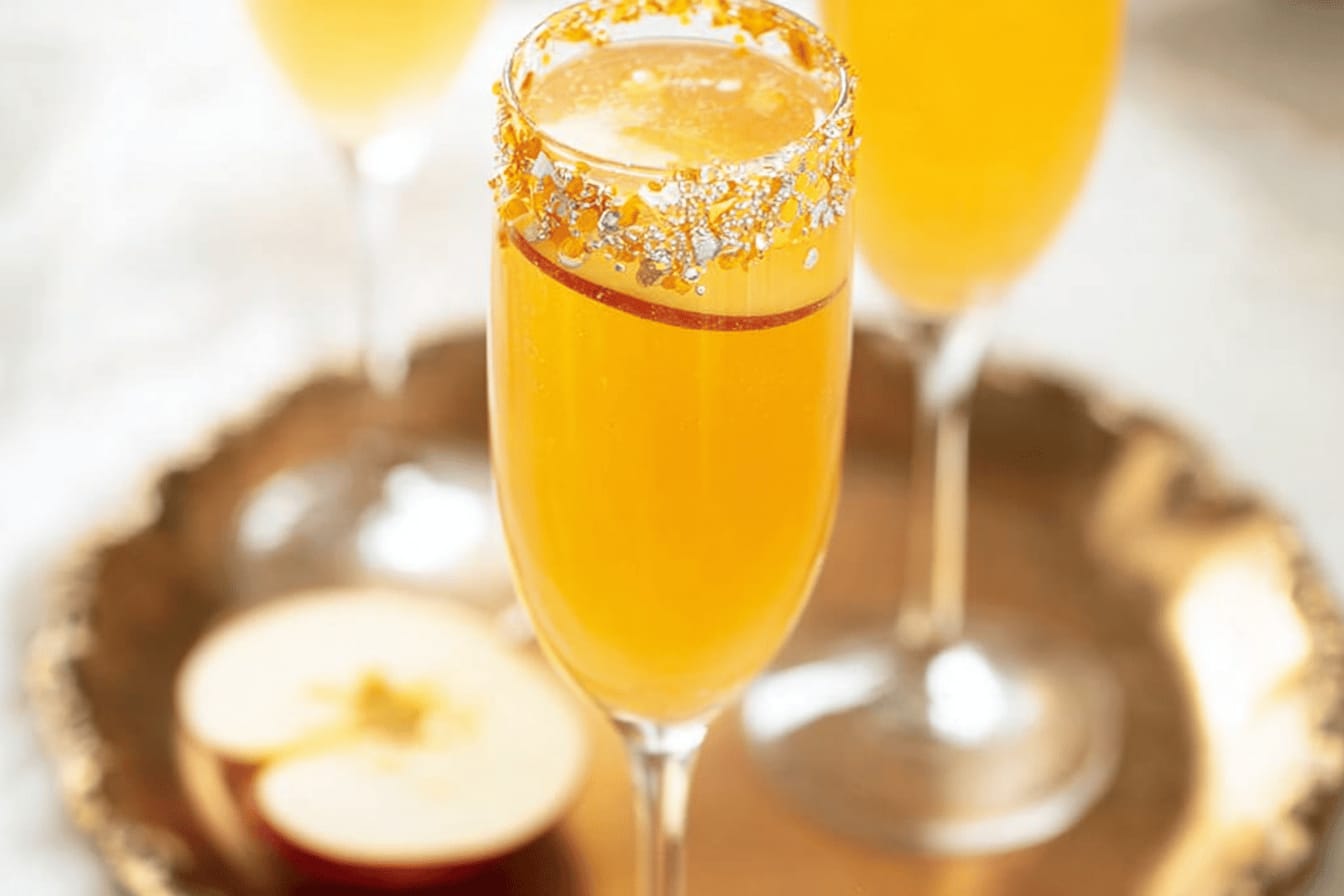 Apple Cider Mimosas for Fall Celebrations