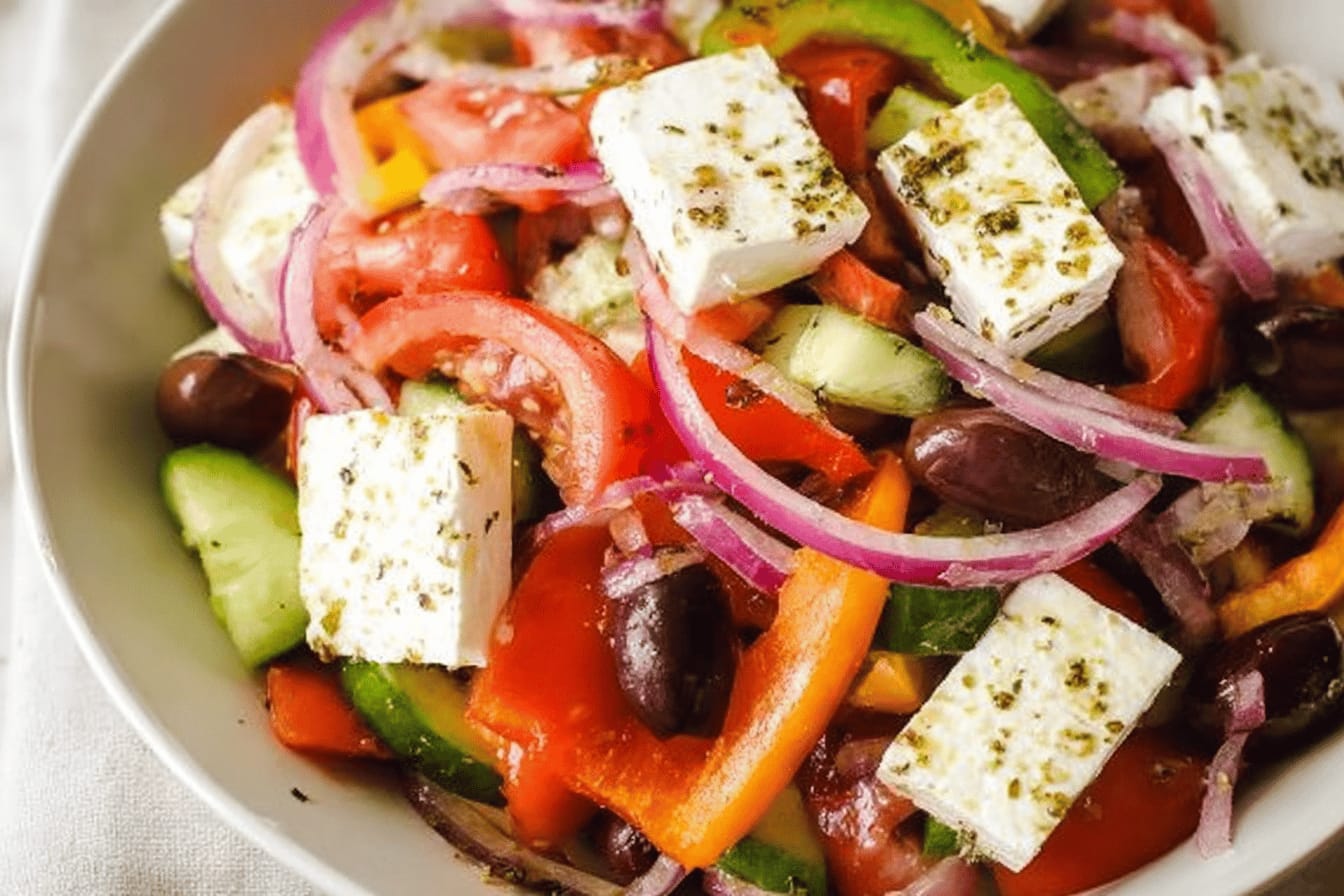 Authentic Greek Salad Recipe for Fresh Flavors