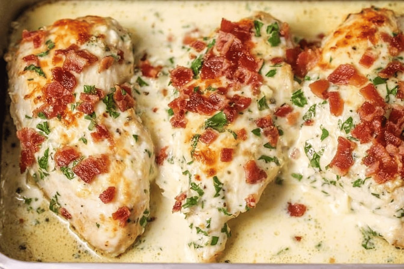 Bacon Ranch Baked Chicken Recipe