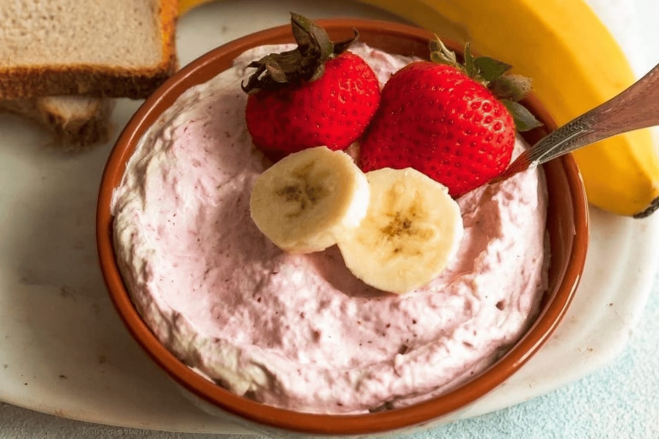Banana Strawberry Cream Cheese Spread Recipe