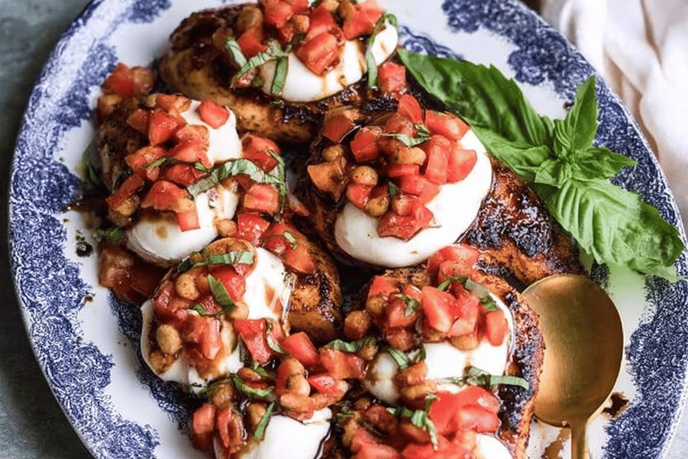 Caprese Bruschetta Chicken Recipe Delight
