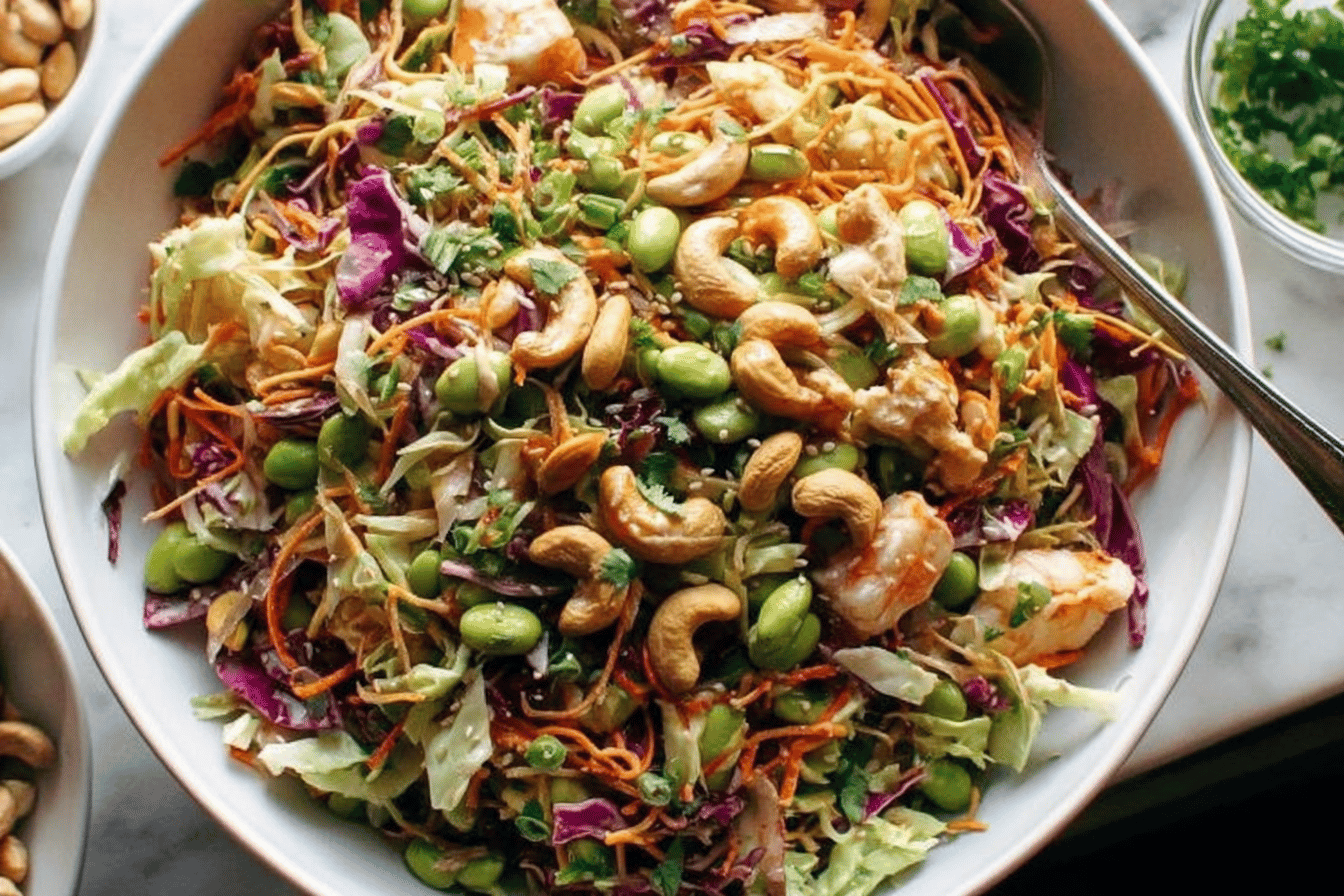 Cashew Crunch Salad with Sesame Dressing Recipe