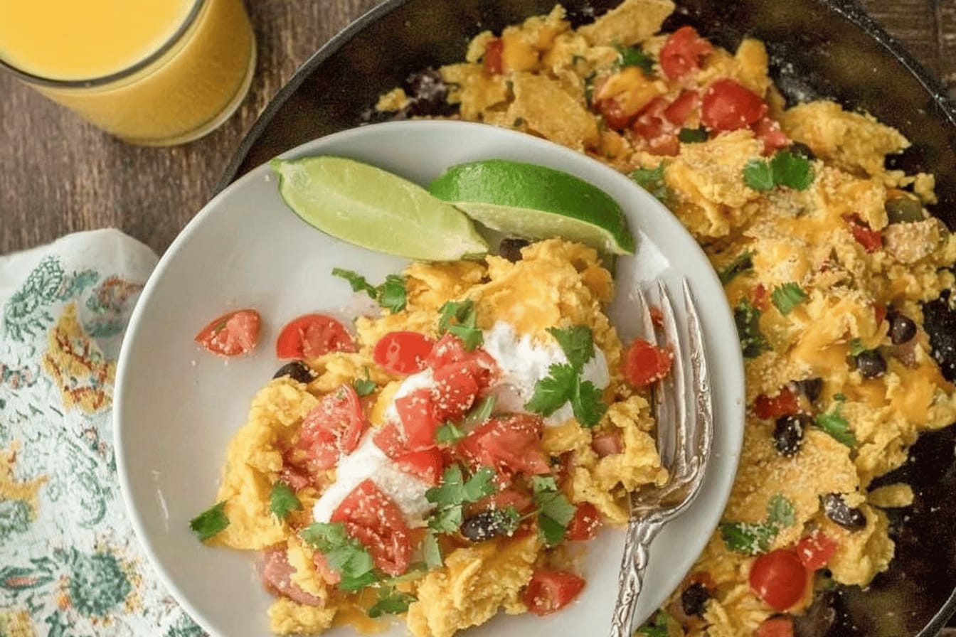 Cheesy Migas: Easy Breakfast Recipe